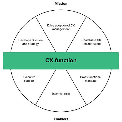 Customer Experience Management Models - Forrester Customer Experience Function Priority Model